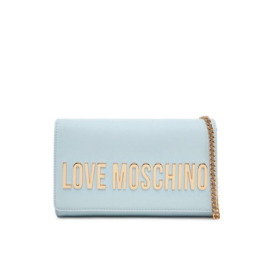 Sac a bandoulière love moschino bleu pale