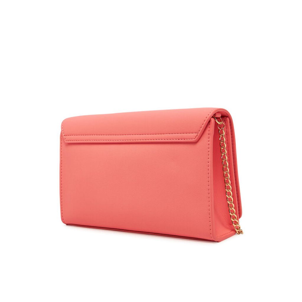 Sac a bandoulière love moschino rose orange
