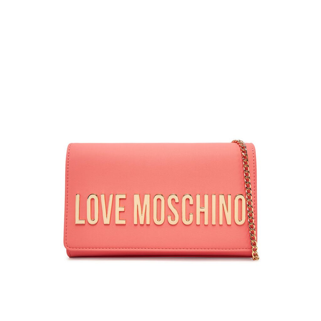 Sac a bandoulière love moschino rose orange